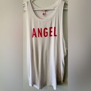 Victoria secret Angel White Tank Top Sz L